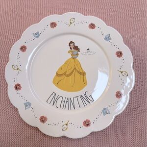 Disney Princess Plate by Rae Dunn featuring Princess Belle